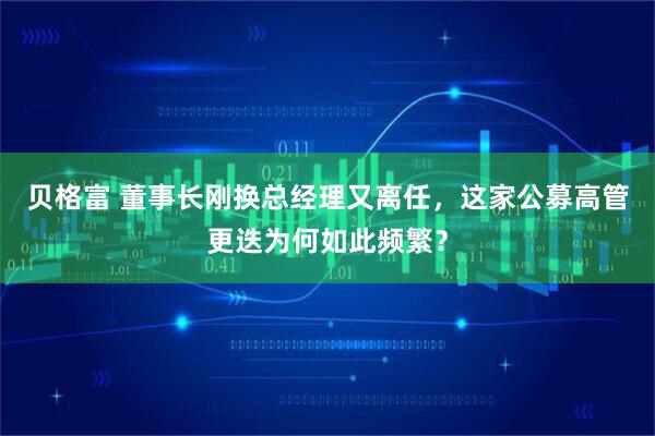 贝格富 董事长刚换总经理又离任，这家公募高管更迭为何如此频繁？